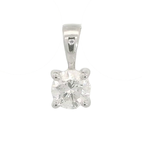 COLGANTE GARRA FUNDICION  3MM.BRILLANTE H-SI 1.  0.10CT