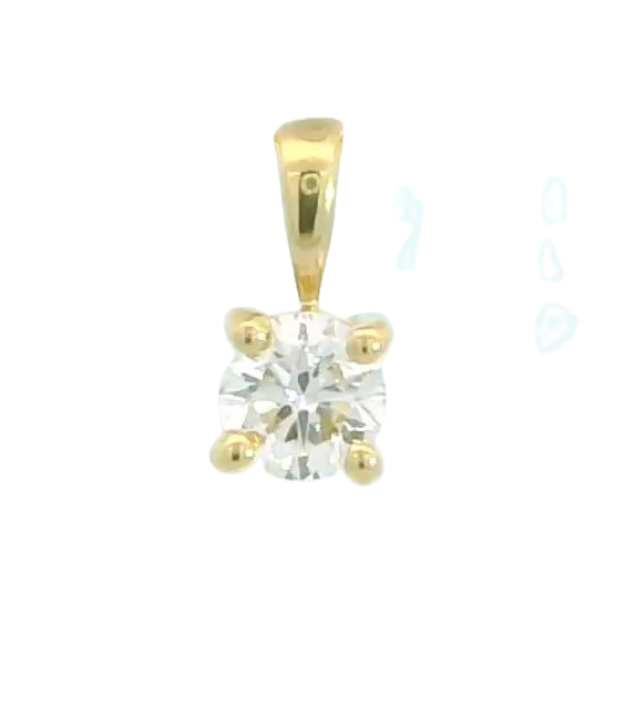 COLGANTE GARRA FUNDICION  5MM.BRILLANTE H-SI 1. 0.25 CT