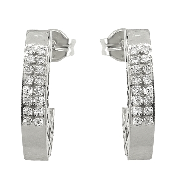 PEND.MEDIO ARO PIEDRAS 15MM PRESION