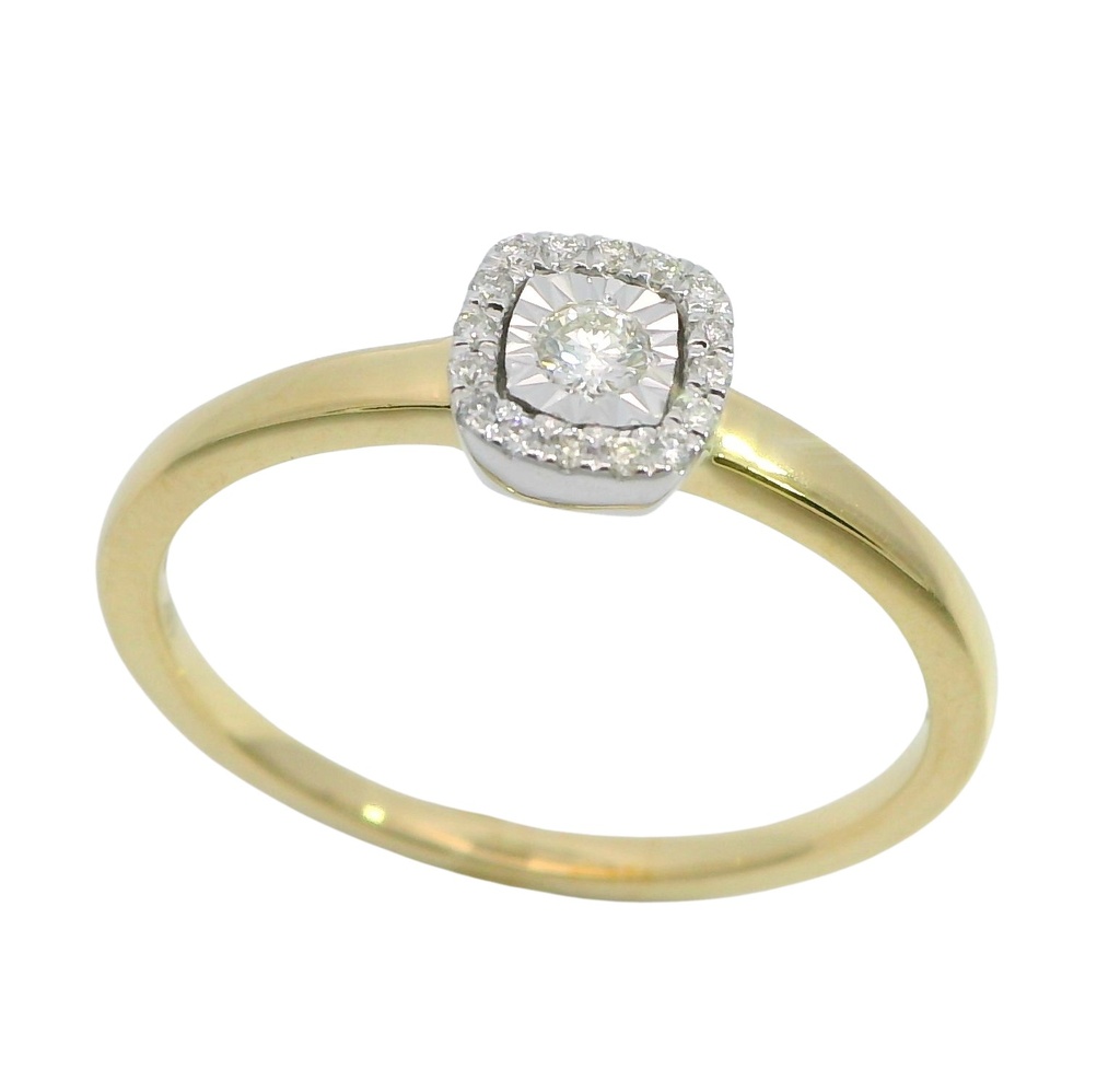 SORTIJA  BRILLANTES DI 1RD 0.052 CT  SI-H 18 SC 0.05