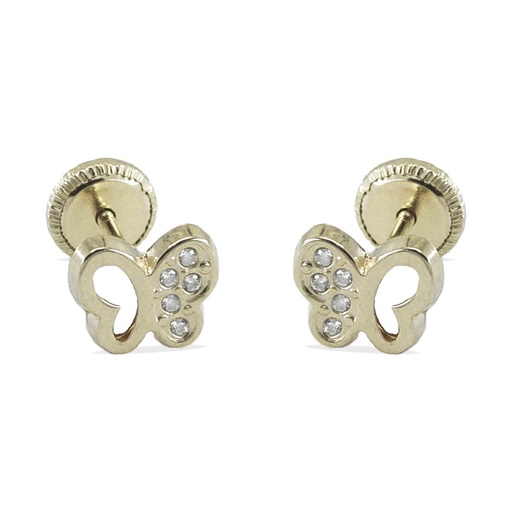 [3763B] PEND.MARIPOSA 5 PIEDRAS TORNILLO OB