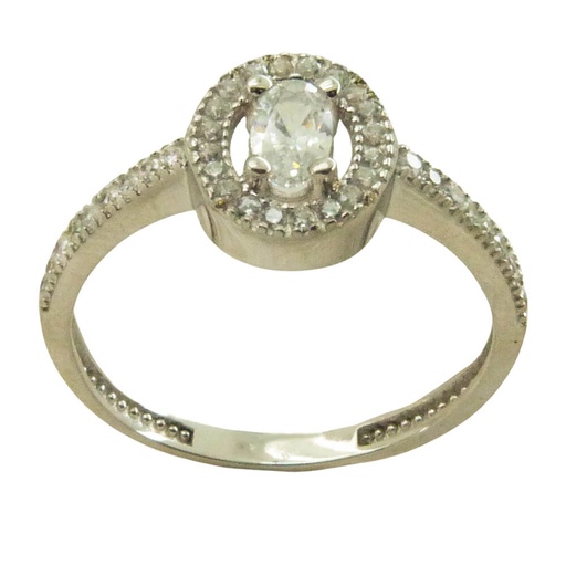 [5106] SORT.ORO BLANCO PIEDRAS FUNDIDA
