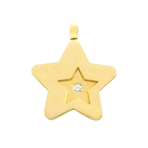 [5128/C] COLGANTE ESTRELLA CON CIRCONITA 12MM