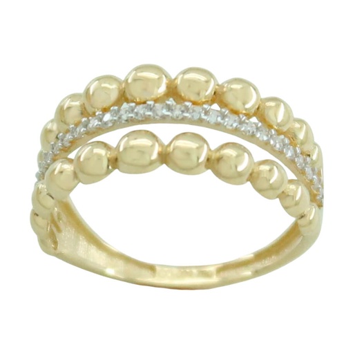 [5764] SORTIJA PIEDRAS FUNDIDA