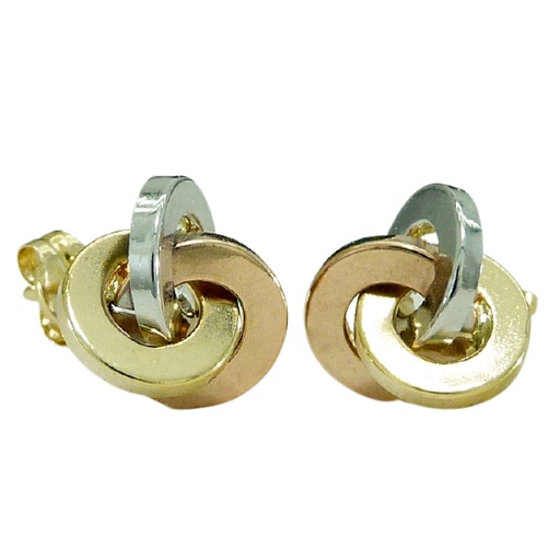 [3523] PEND.NUDO TRIPLE TRICOLOR 10MM PRESION