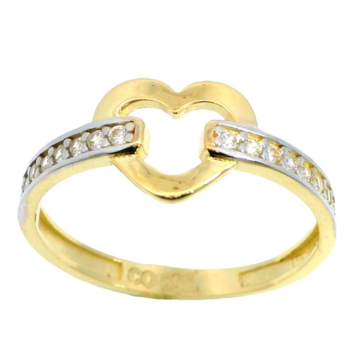 [00023] SORTIJA CORAZÓN CALADO Y CIRCONITAS.