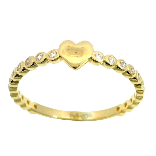 [00018] SORTIJA FUNDIDA CIRCONITAS CORAZON OA