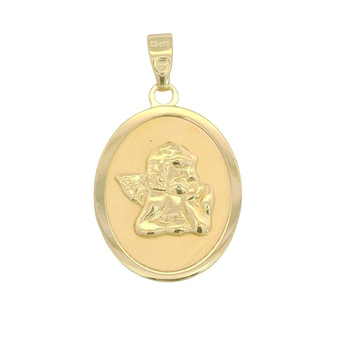[00115] COLGANTE OVAL ANGELITO BURLON.16 X 13 MM.