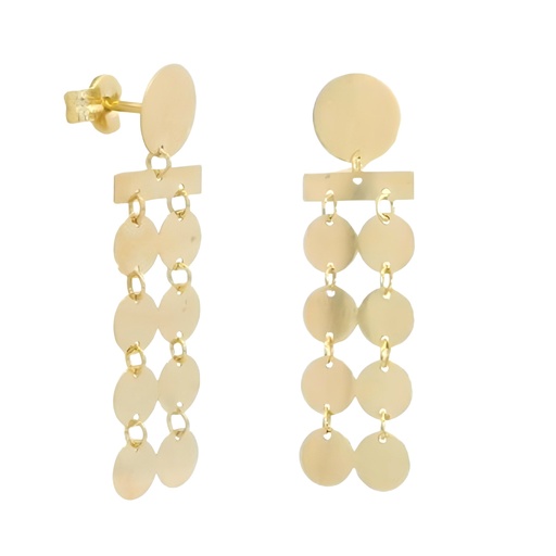 [00143] PENDIENTES LARGOS 28x8MM CON CIRCULOS.PRESION