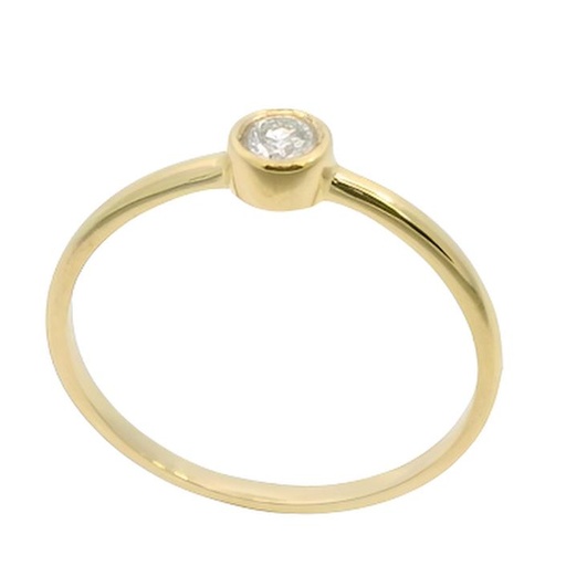 [B4214/11] SOLITARIO BRILLANTE  3.00MM VS-H 0.11 CT