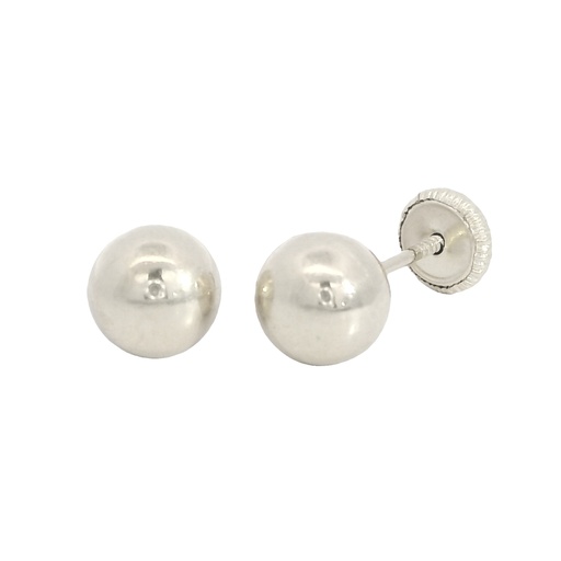 [6173B] PEND.BOLA LISA 4MM  TORNILLO OB