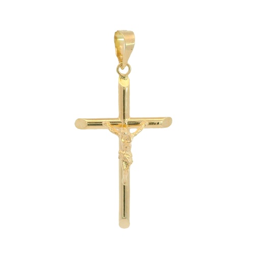 [6064] CRUZ TUBO CON CRISTO 21x16x2MM