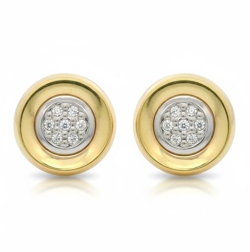 [4106] PEND.REDONDO CIRCONITA BICOLOR 10MM PRESION